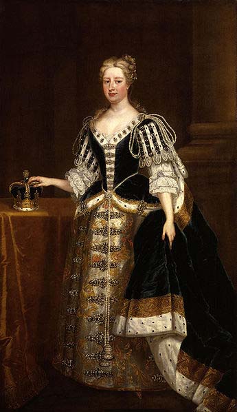 Portrait of Caroline Wilhelmina of Brandenburg-Ansbach